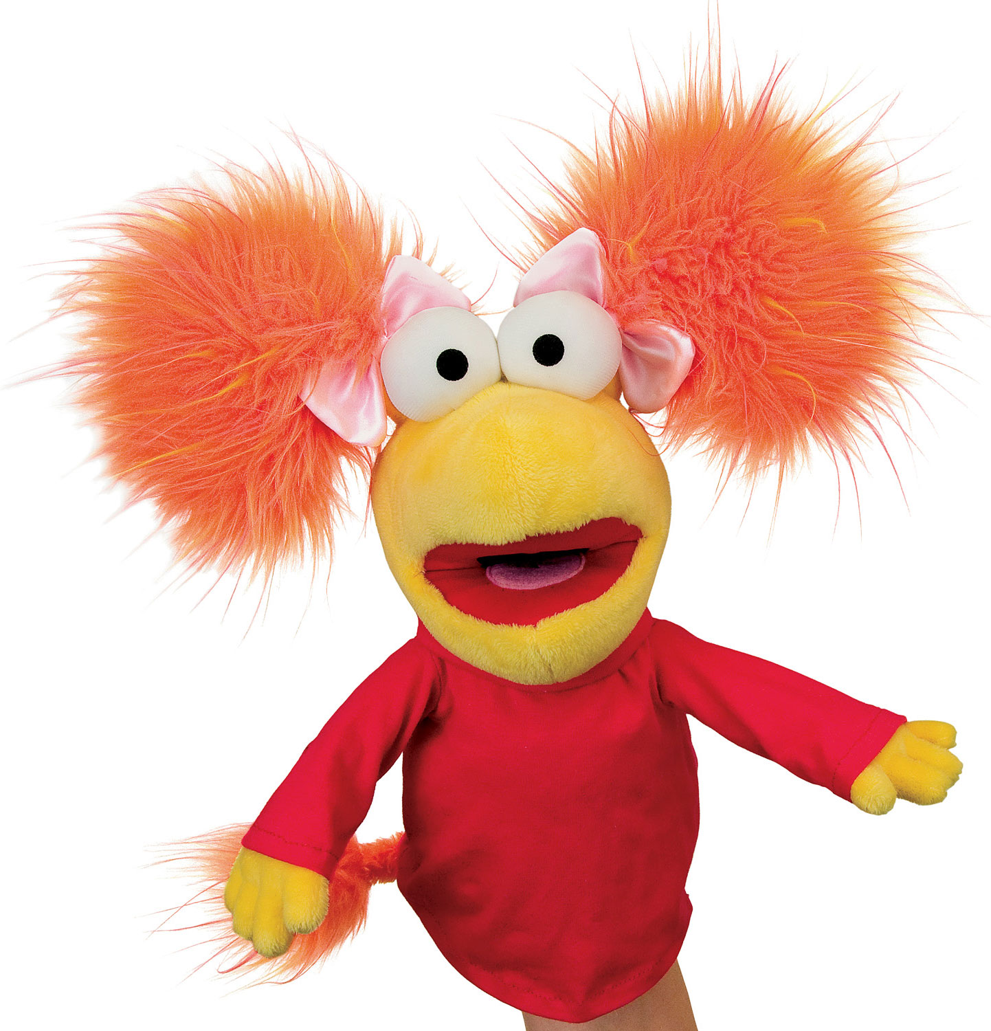 Red Hand Puppet Toy Sense