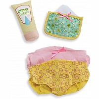 Wee Baby Stella Diaper Changing Set (2 Diapers, Wipes & Cream)