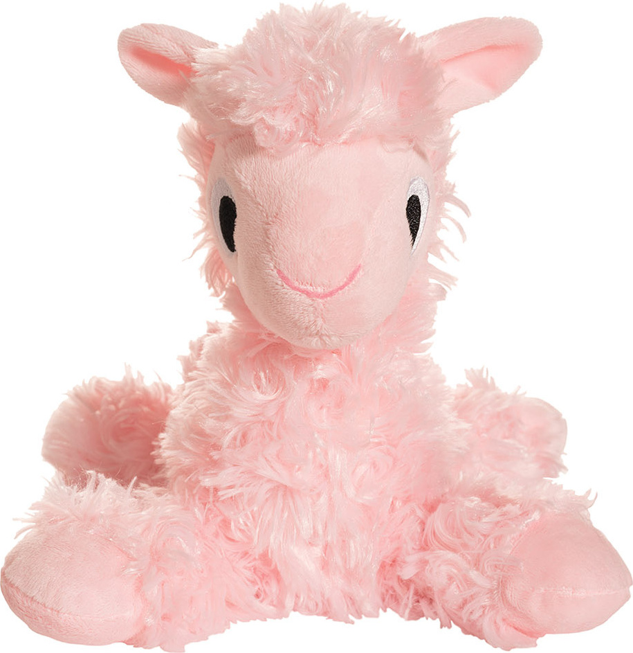 stuffed pink llama