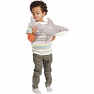 Snarky Sharky Velveteen Sea Life Toy Shark Stuffed Animal, 16"