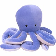 Sourpuss Octopus Velveteen Sea Life Toy Stuffed Animal, 13