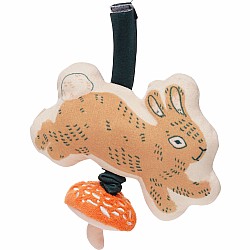 Button Bunny Pull Musical Take Along Toy