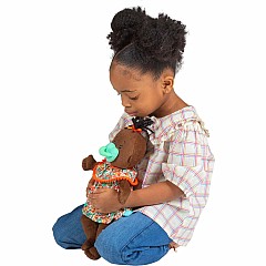 Baby Stella Brown with Black Wavy Hair