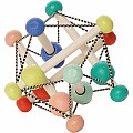 Skwish Colorpop Wooden Rattle Teether Toy