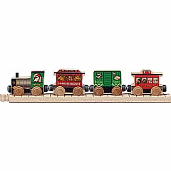 Nametrain Santa Train Car Set