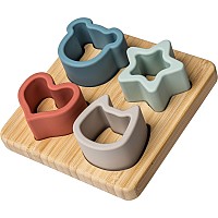 Simply Silicone Bamboo Sorter - 4x4x2"