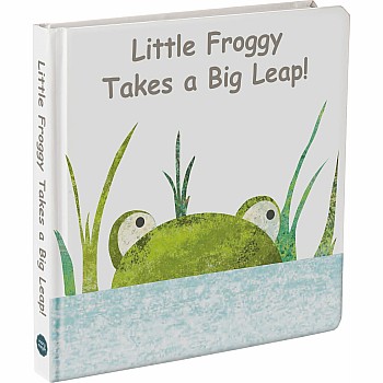 "Little Froggy Takes A Big Leap!" Board Book  8x8"