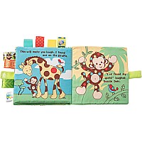 Taggies Dazzle Dots Monkey Soft Book-6x6"