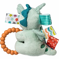 Taggies Drax Dragon Teether Rattle - 6"