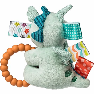 Taggies Drax Dragon Teether Rattle - 6"