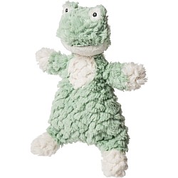 Putty Nursery Mint Frog Lovey - 11"