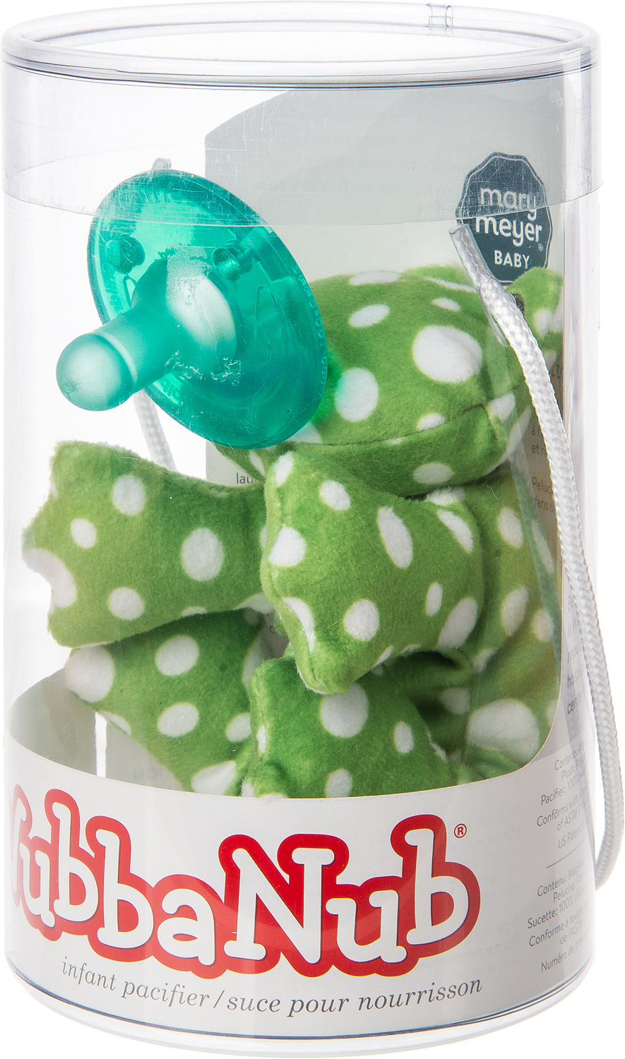 WubbaNub Infant Pacifier ~  Green Frog 