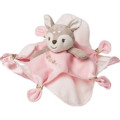 Itsy Glitzy Fawn Character Blanket - 13x13"