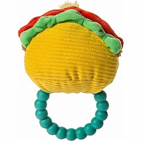 Sweet Soothie Chewy Taco Teether Rattle - 5"