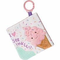 Sweet Soothie Sprinkles Ice Cream Crinkle Teether - 6x6"