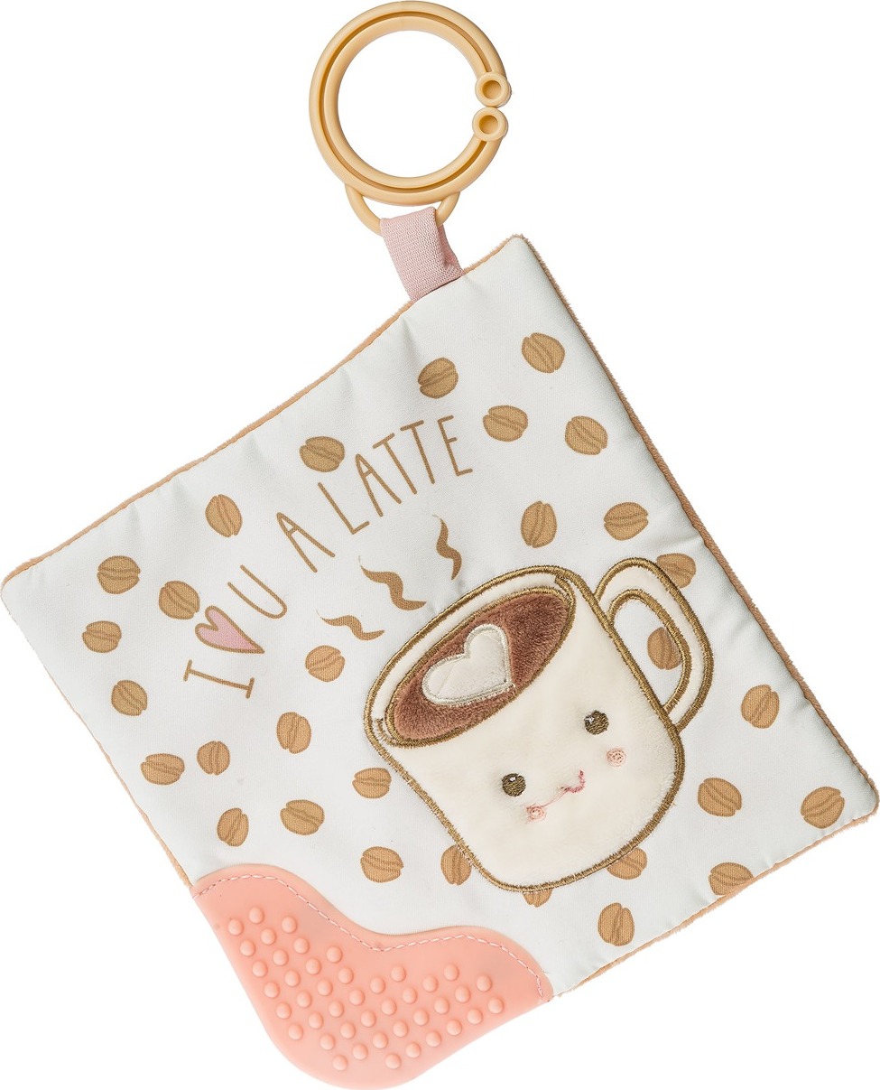 Sweet Soothie Latte Crinkle Teether - 6x6"