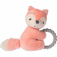 Sweet n Sassy Fox Teether Rattle - 6"