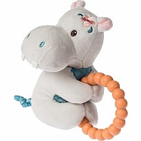 Jewel Hippo Teether Rattle - 6"