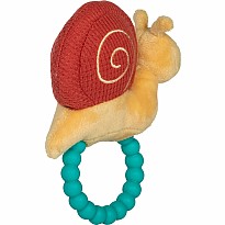 Skippy Snail Teether Rattle - 6"