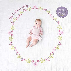 Baby's First Year Blanket & Cards Set - "Isn't She Lovely"