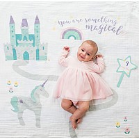 Lulujo “Something Magical” Baby’s First Year Blanket & Cards Set