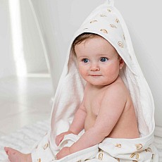 Lulujo Hooded Towel - Rainbows - 40x40"