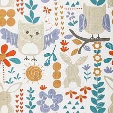 Owl & Bunny Cotton Swaddle