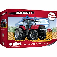 Case IH/Farmall - Tractor 36 Piece Shaped Floor Puzzle