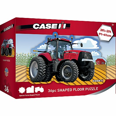 Case IH/Farmall - Tractor 36 Piece Shaped Floor Puzzle