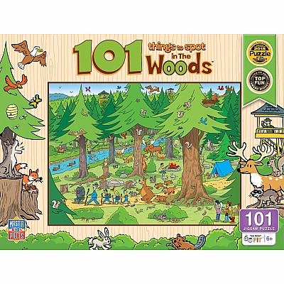 101 Things to Spot - In The Woods 100 Piece Puzzle