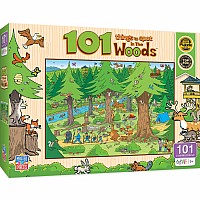 101 Things to Spot - In The Woods 100 Piece Puzzle