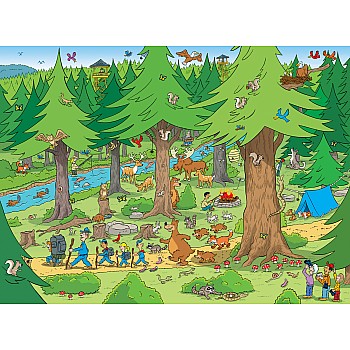 101 Things to Spot - In The Woods 100 Piece Puzzle