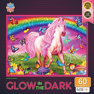 Glow in the Dark - Rainbow World 60 Piece Puzzle