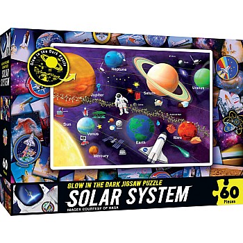 Glow in the Dark - NASA Solar System 60 Piece Kids Puzzle