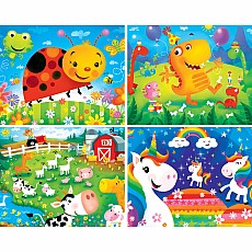 Lil Puzzler - 4 Pack 100 Piece Puzzles