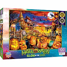 Glow in the Dark - The Pumpkin Kings 100 Piece Halloween Puzzle
