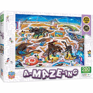 A-Maze-ing - Dinosaur Museum 200 Piece Puzzle