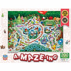 A-Maze-ing - Snow Globe Wonderland 200 Piece Puzzle