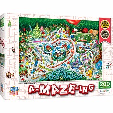 A-Maze-ing - Snow Globe Wonderland 200 Piece Puzzle