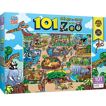 101 Things to Spot - At the Zoo 100 Piece Puzzle