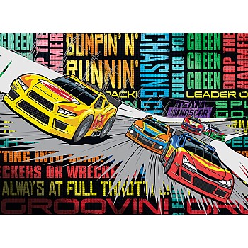 NASCAR - Highspeed Hijinx 100 Piece Puzzle