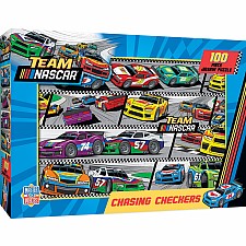 NASCAR - Chasing Checkers 100 Piece Puzzle