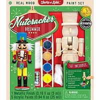 Nutcracker Drummer - Holiday Wood Paint Kit
