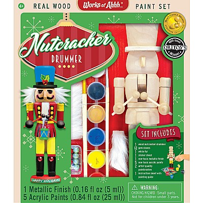 Nutcracker Drummer - Holiday Wood Paint Kit