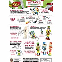 Nutcracker Drummer - Holiday Wood Paint Kit