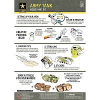 U.S. Army - Tank Wood Paint Kit