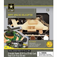 U.S. Army - Apache Helicopter Wood Paint Kit