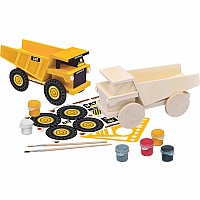 Caterpillar - Dump Truck Wood Paint Kit