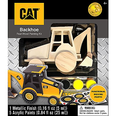 Caterpillar - Backhoe Wood Paint Kit