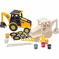 Caterpillar - Backhoe Wood Paint Kit